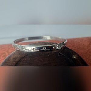 925 sterling  silver bracelet  bangle ethed